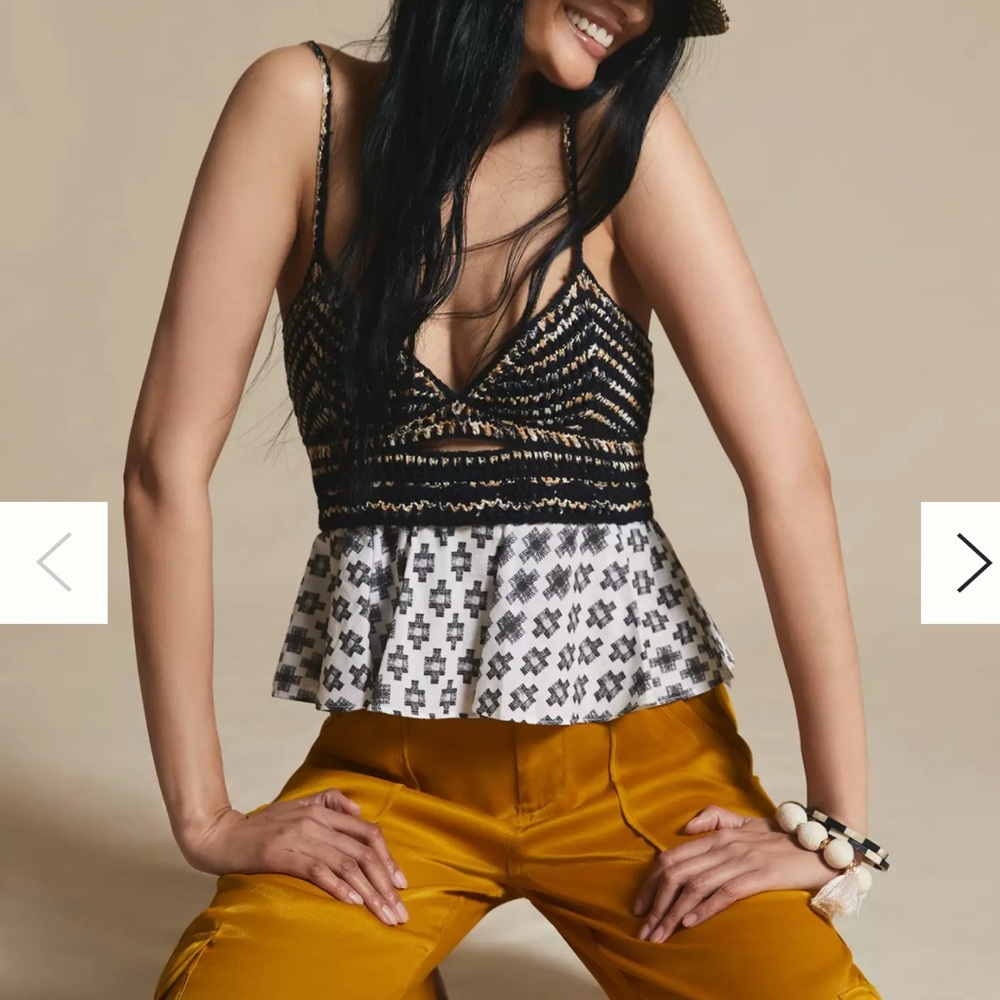 🌼By Anthropologie🌼Wide-Leg Cargo Pants - Picture 9 of 10